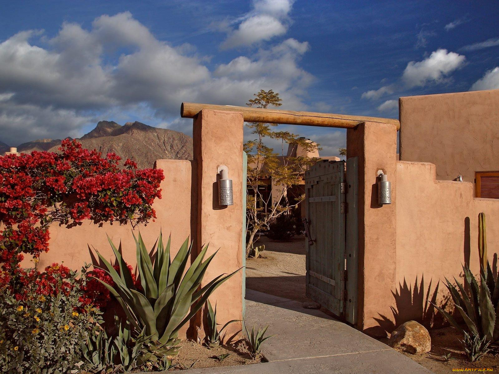 adobe, gate, borrego, springs, california, , 